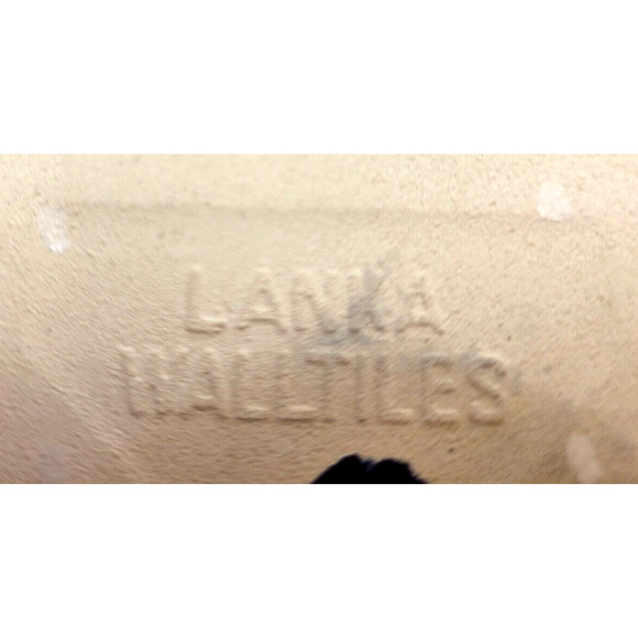 KOKAPELLI Lanka WallTiles Ceramic Trivet Made in Sri Lanka Vintage 1994 4.5x4.5" - Picture 4 of 7